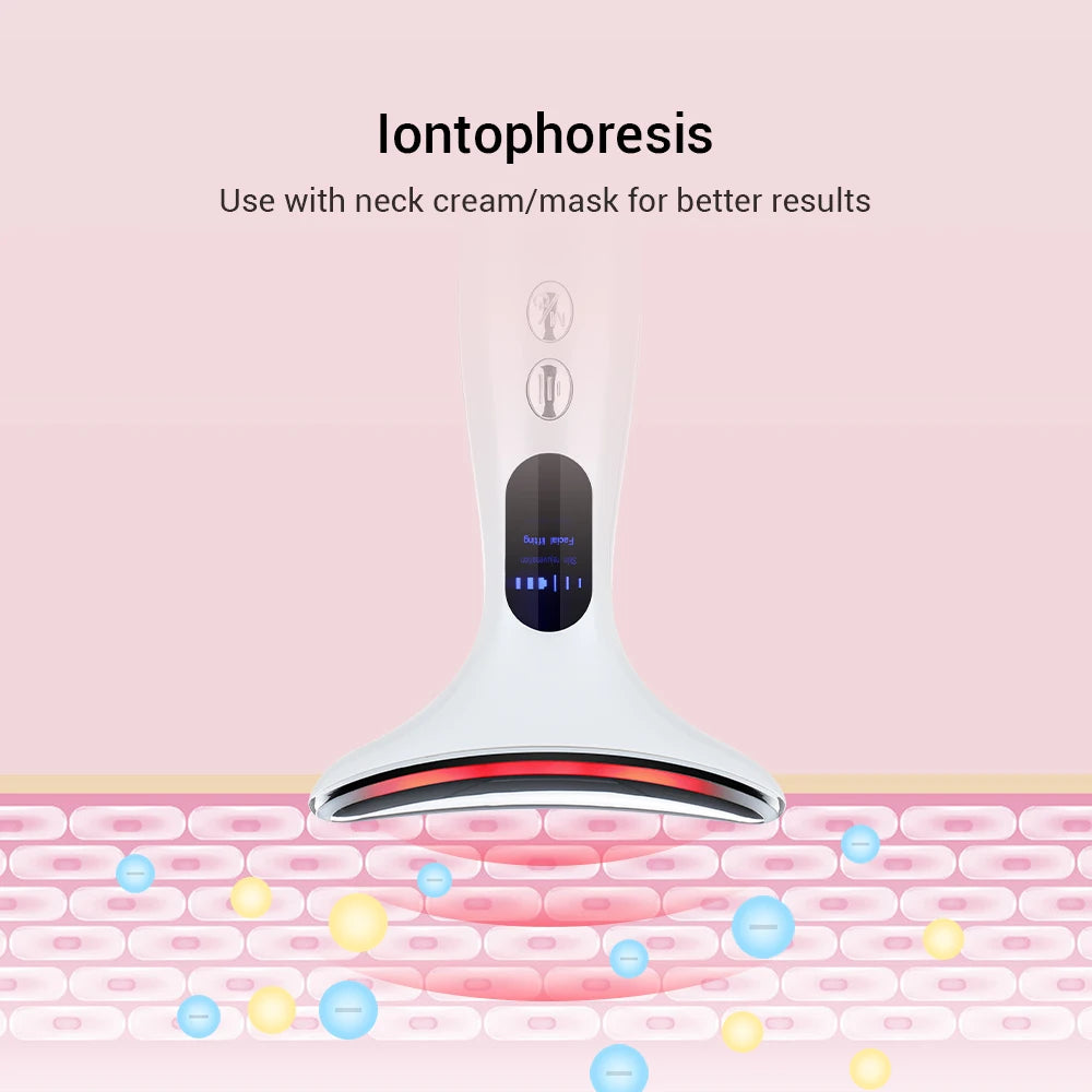 EMS Facial Lifting Massager & LED Therapy Device