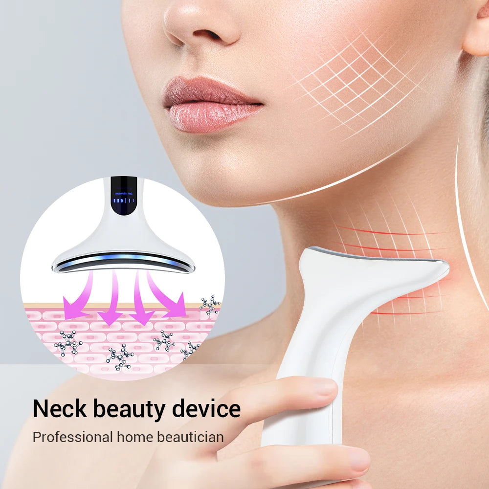 EMS Facial Lifting Massager & LED Therapy Device