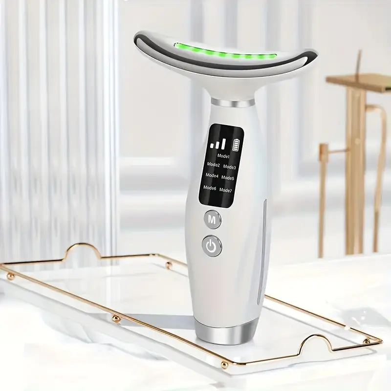 EMS Facial Lifting Massager & LED Therapy Device