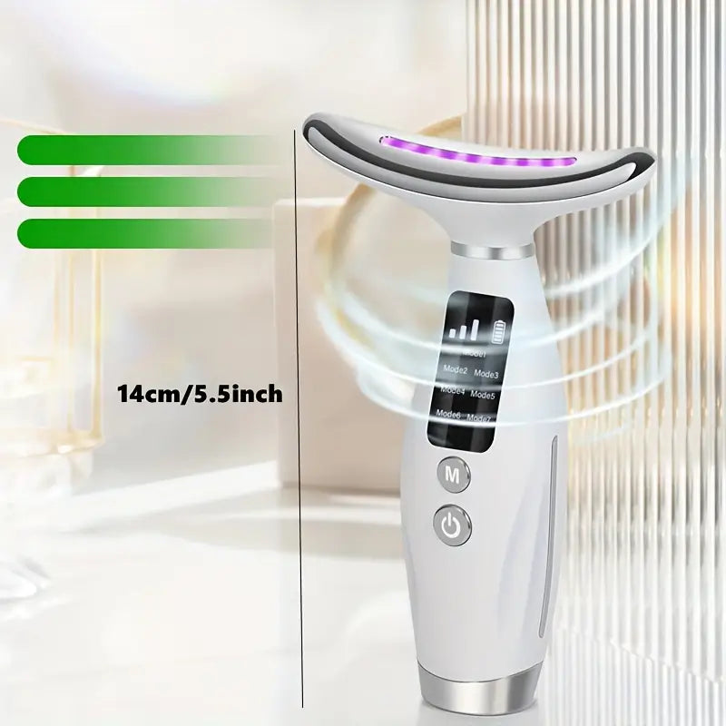 EMS Facial Lifting Massager & LED Therapy Device