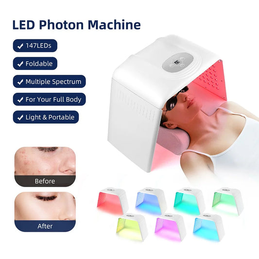 LED Light Therapy Foldable Skin Care Equipment